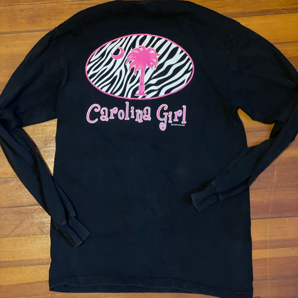 Carolina Girl Zebra Long Sleeve Tee